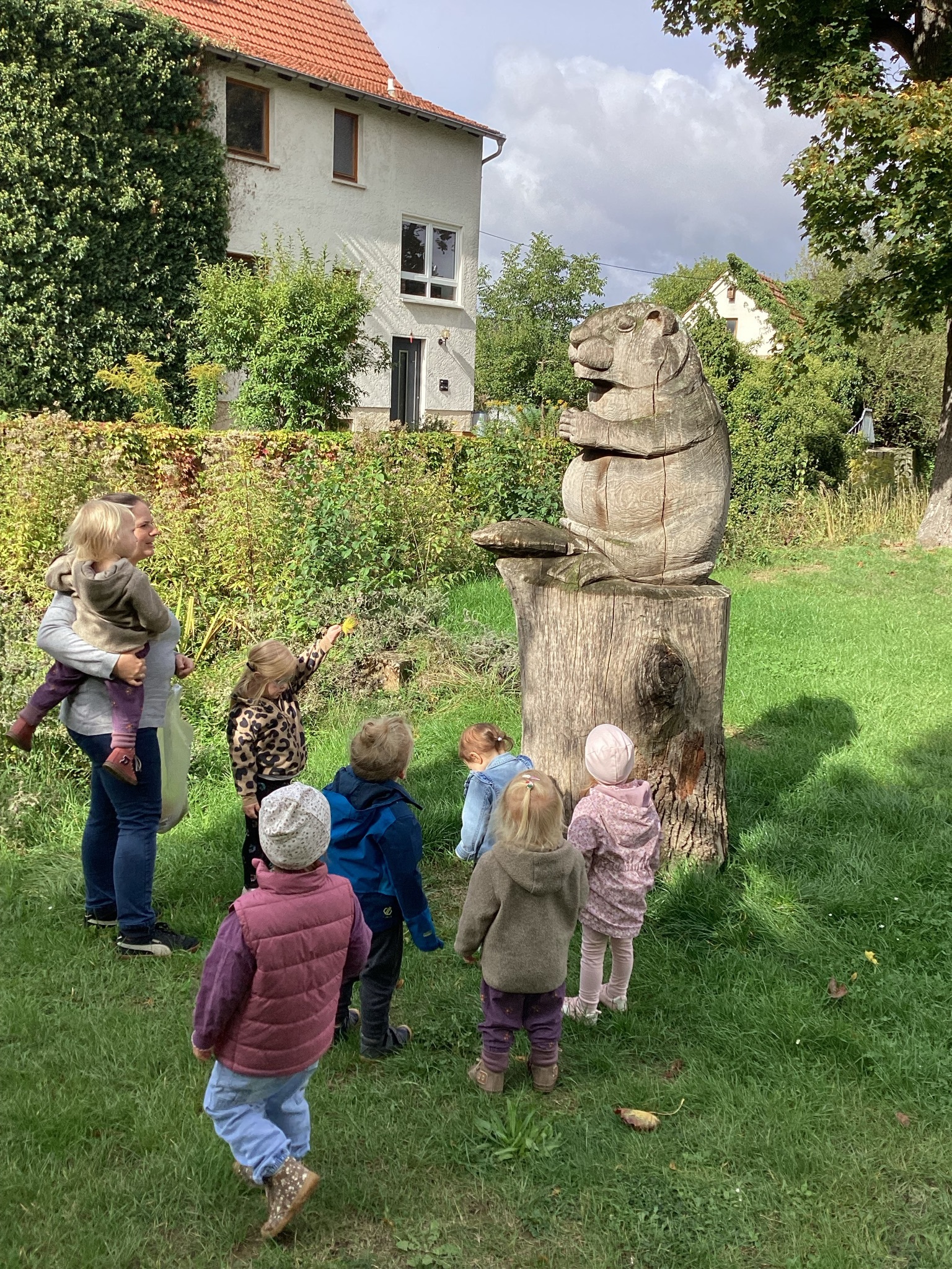 Spaziergang zum Hain